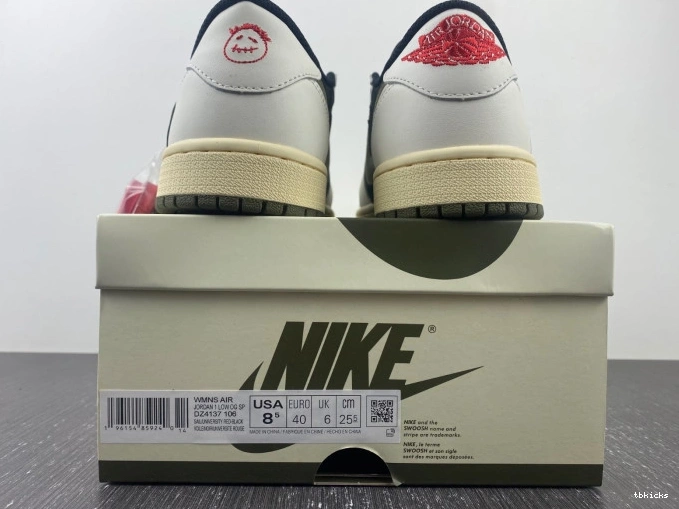 Rep TB WMNS Olive 1 Low Air DZ4137-106 x Travis OG Jordan Scott 0808